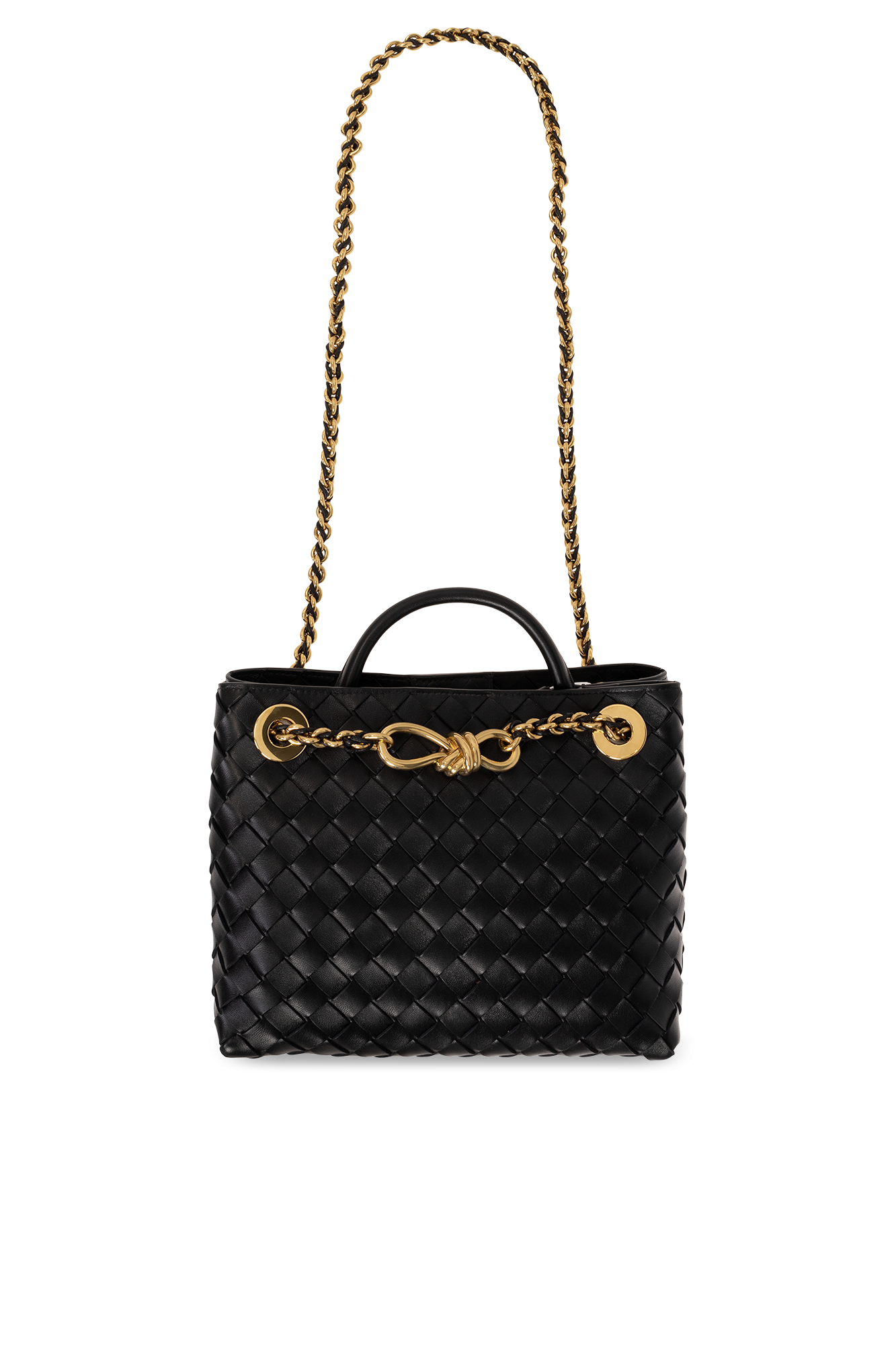 ショルダーバッグ・ポシェット ANDIAMO SMALL BOTTEGA VENETA Andiamo With Chain small intrecciato leather